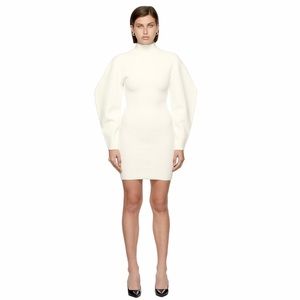 Herve Leger White Dress